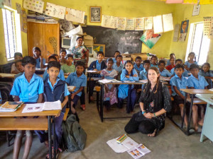 volunteer in India by teaching