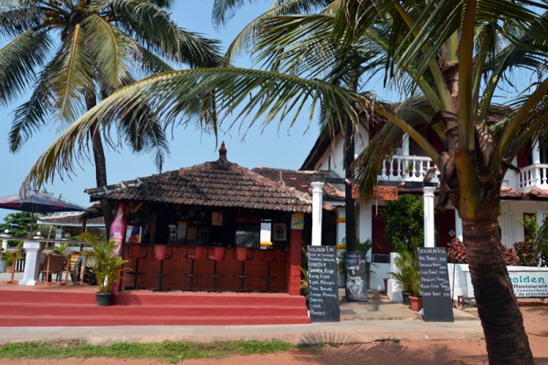 Cafe at Calangute beach, Goa